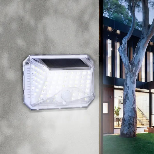Aigostar Wall Mounted Solar Light with Cold White Light 6500K