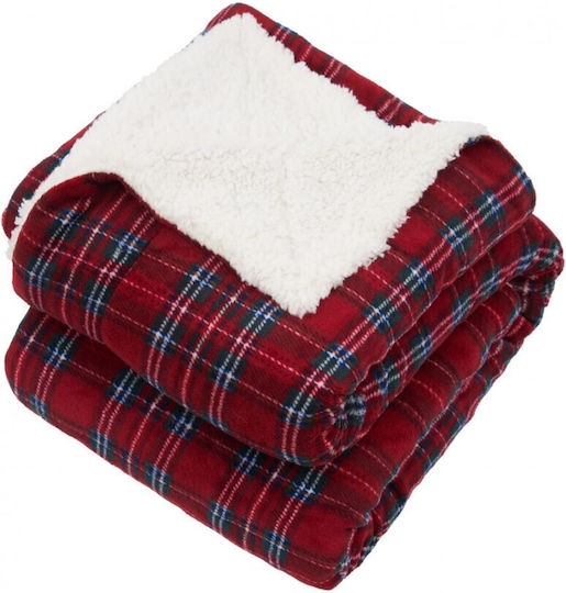 Heinner Pelzige Doppelbettdecke 200x220cm Rote