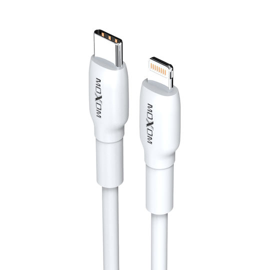 Moxom Charger with USB-C Port and Cable USB-C - Lightning 25W Whites (MX-HC139)