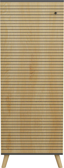 Ξύλινη Παπουτσοθήκη Alvaro 50x38x135cm