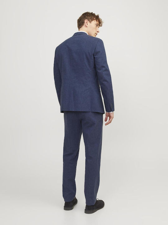 Jack & Jones Men's Trousers in Slim Fit Navy Blue