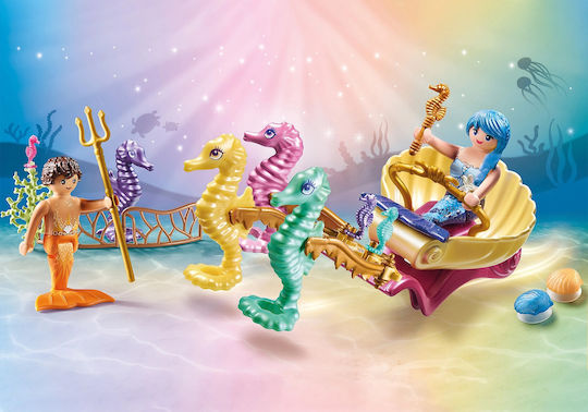 Playmobil Princess Magic Mermaid-carriage With Seahorses for 4-10 years old