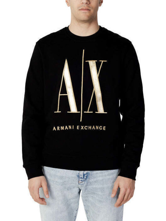 Armani Exchange Ανδρικό Φούτερ Μαύρο