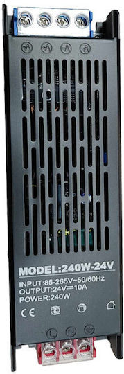 Sursă de alimentare LED Putere 240W cu Tensiune de Ieșire 24V