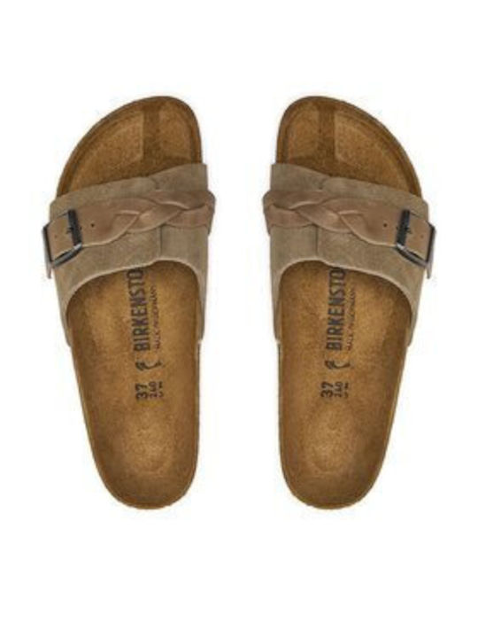 Birkenstock Дамски сандали в Кафяв Цвят Тесен Fit