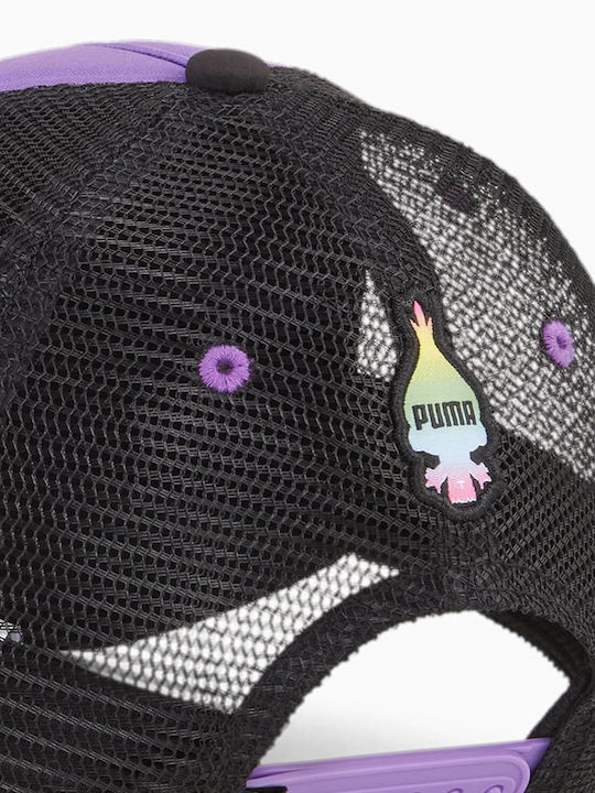 PUMA Kids' Hat Jockey Fabric Purple