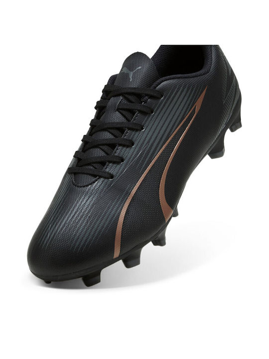 Puma Ultra Play FG/AG Niedrig Fußballschuhe mit Stollen Schwarz