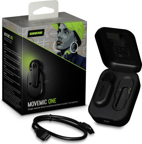 Shure Movemic One Ασύρματο Μικρόφωνο Πέτου, Clip On Δημοσιογραφικό
