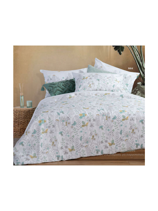 Nef-Nef Homeware Spring Kissenbezug Mint 52x72cm.