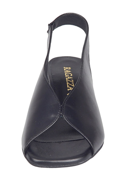 Leather Sandals Black