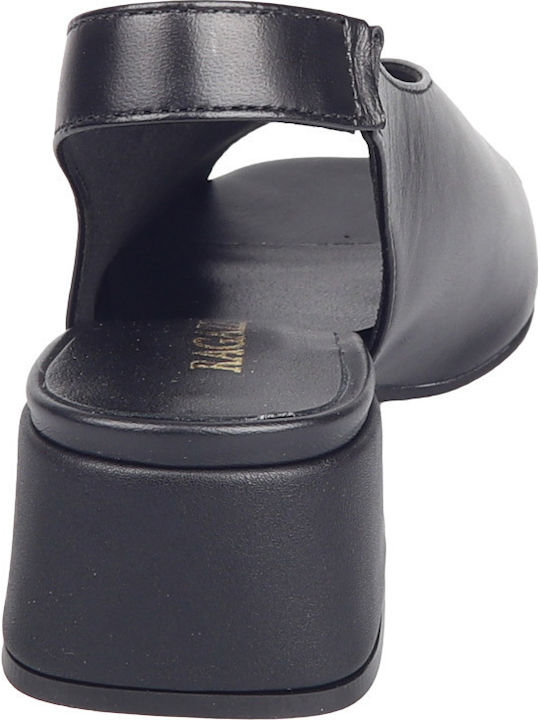 Leather Sandals Black