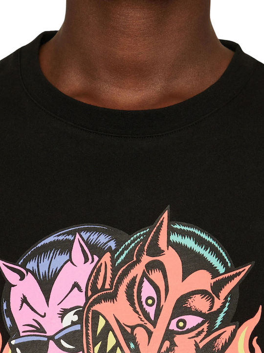 Γυναικείο Oversized T-shirt Μαύρο