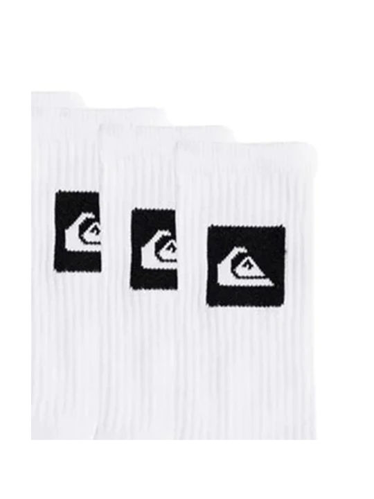 Quiksilver Crew Men's Socks White 5Pack