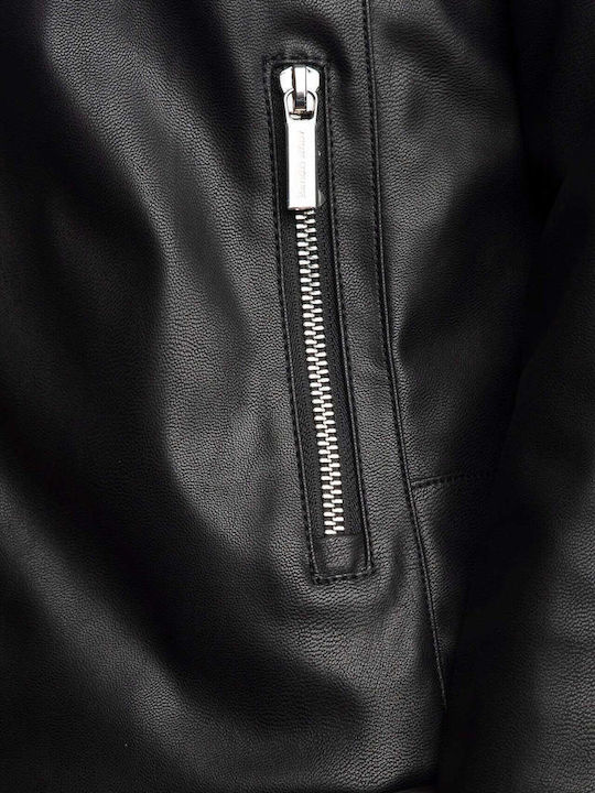 Γυναικείο Biker Jacket Μαύρο