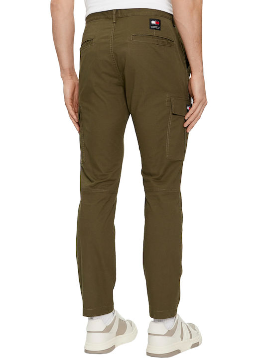 Tommy Hilfiger Trousers Cargo Drab Olive Green