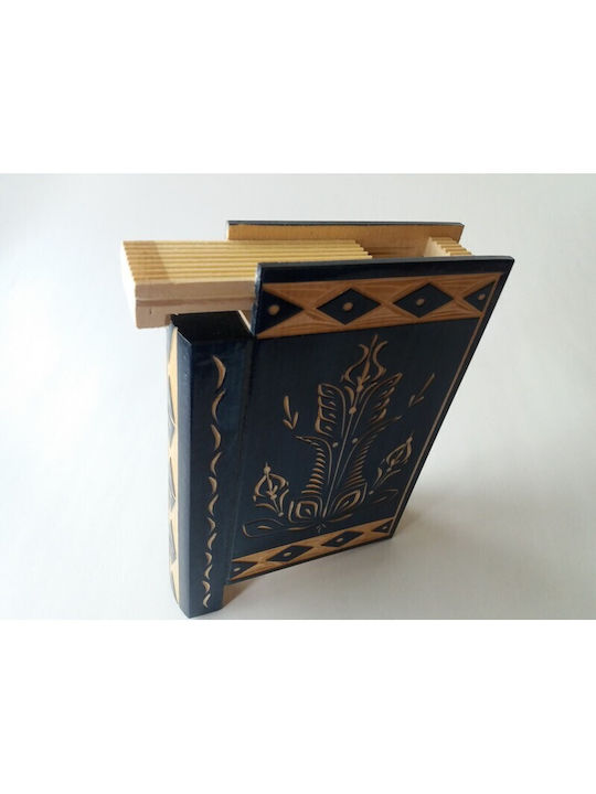 Magic Puzzle Box Wooden Book Decorative Box 16.5x11.5x3.7cm