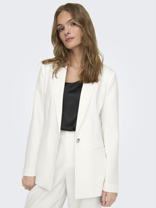 Only Damen Blazer Weiß