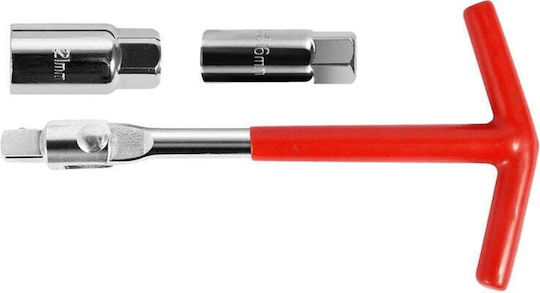 Spark Plug Wrench Swivel with Sockets 16mm and 21mm