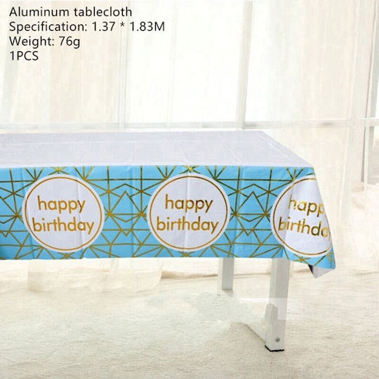 Glitter Foil Față de masă pentru petrecere Plastic 183x137cm (Culori diverse)