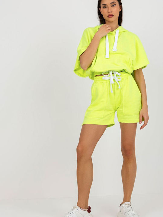 Ex Moda Women's Set with Shorts Yellow