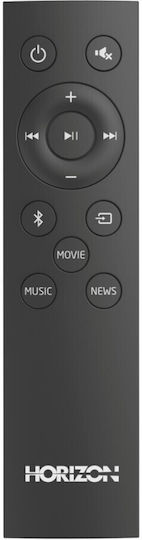 Horizon-Europe Soundbar 2 Bluetooth și HDMI 100W cu Telecomanda Gri HAV-S3600