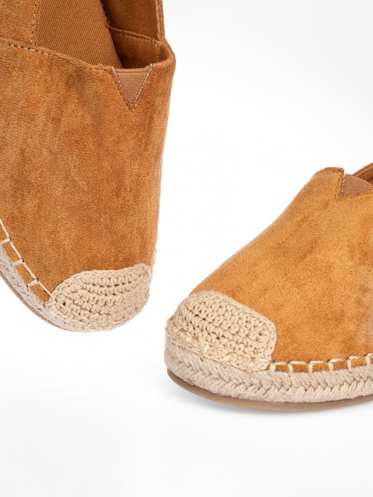 Issue Fashion Women's Suede Espadrilles Brown