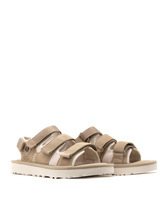 Golden Coast Multistrap Flatform Sandals Мъжки сандали в Бежов цвят