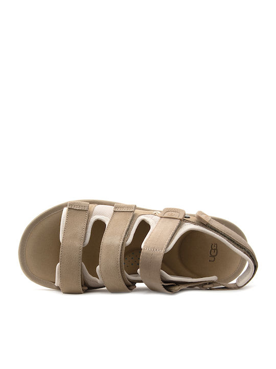 Golden Coast Multistrap Flatform Sandals Мъжки сандали в Бежов цвят
