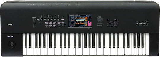 Korg Synthesizer Nautilus AT with 61 Semi-Weighted Keys Black