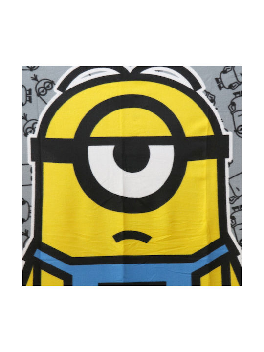 Κουβέρτα Fleece Minions Γκρι 100x150εκ.