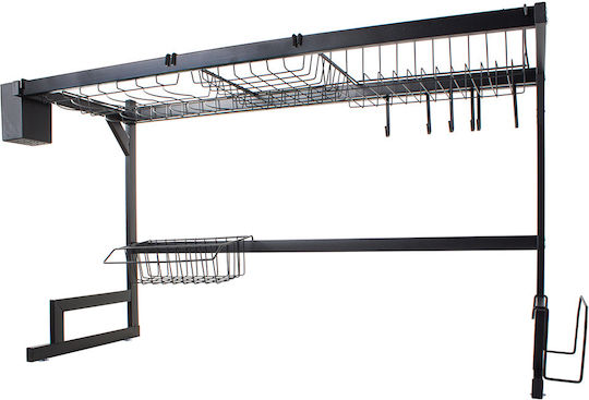 Scurgător De Chiuvetă Metalic Negru 85x31.5x52cm