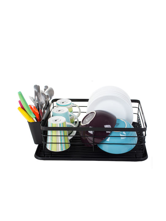Metallisches Schwarz Spülbeckenablauf 43x32x14cm