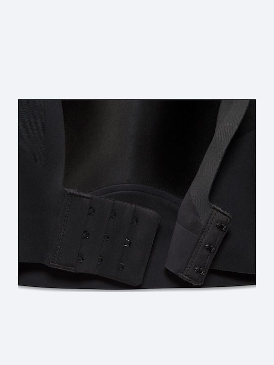 Scoopback 2.0 Damen Sport-BH Schwarz