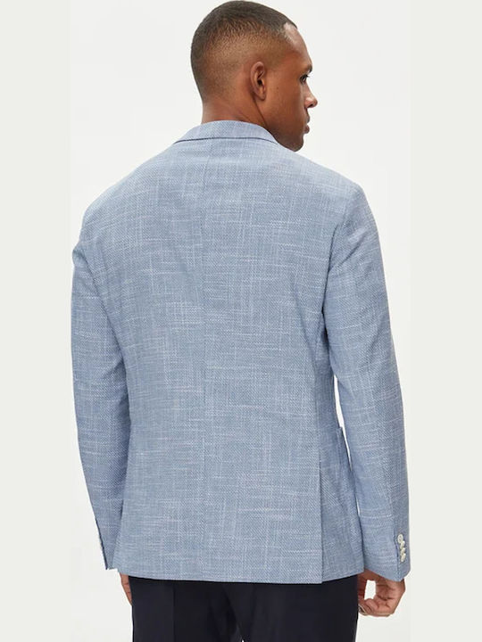 C-hanry Sommer Herrenanzugsjacke Hellblau