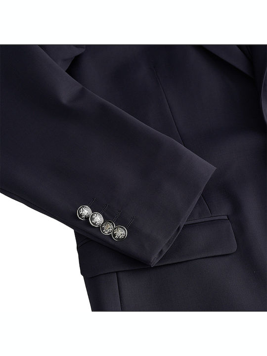 Men's Suit Jacket Regular Fit Navy Blue