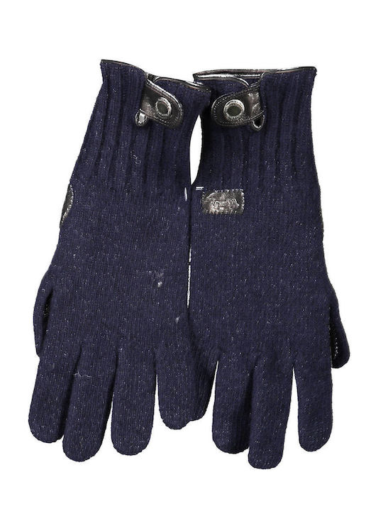 Harmont & Blaine Μπλε Ανδρικά Γάντια