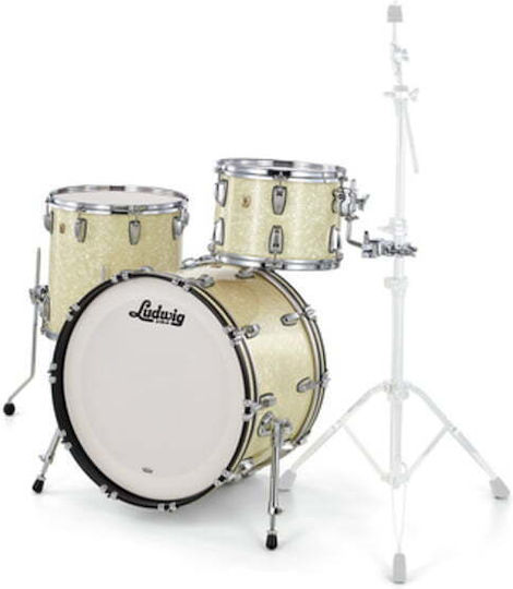 Ludwig Classic Maple Fab 22 Vint Wh Комплект Барабани