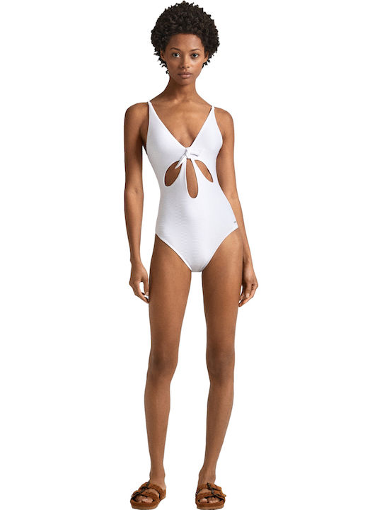 One-Piece Swimsuit White