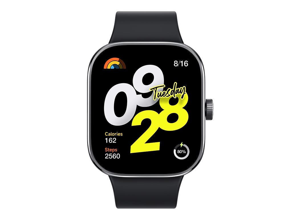Xiaomi Redmi Watch 4 Aluminium 48mm Αδιάβροχο με Παλμογράφο (Μαύρο) (51494)