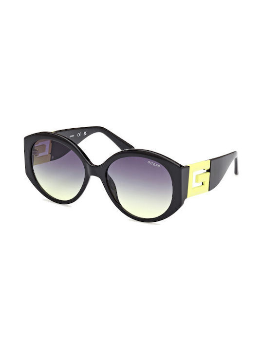 Guess Women's Sunglasses with Black Plastic Frame and Black Gradient Lens GU7917 41B