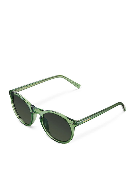 Meller Kubu Unisex Sunglasses with Green Plastic Frame and Green Lens K-GREENOLI