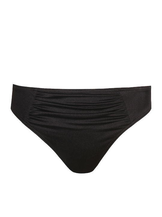 Bikini Slip Ψηλόμεσο Καφέ