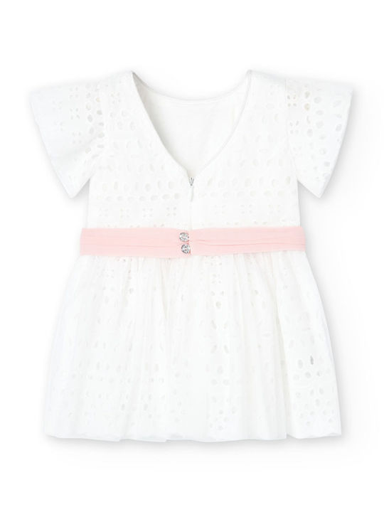 Boboli Kids Dress ecru