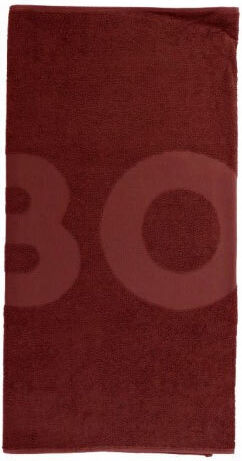 Boss Solid Prosoape De Plajă Din Bumbac Burgund 80x160 Cm