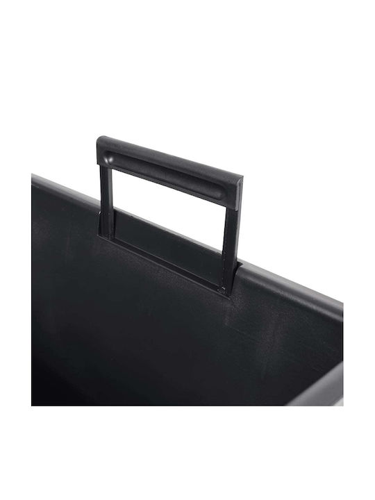 vidaXL Γλάστρα Πλαστική Καφέ 32.5x61x32.5εκ.