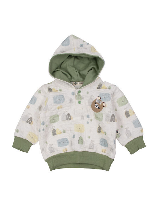 Kamtex Baby Copilăresc Set de pantaloni de trening Verde 2buc