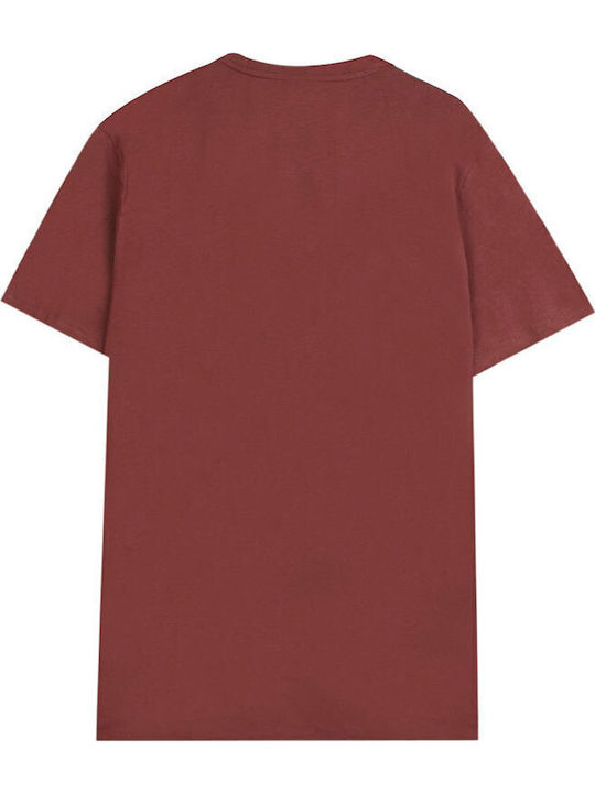 Boss T-shirt Μπορντό Boss T-shirt Μπορντό