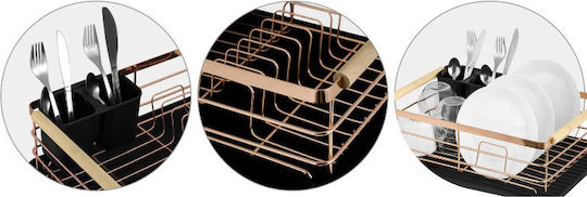 Massido Scurgător De Chiuvetă Metalic Auriu 43x32x14cm