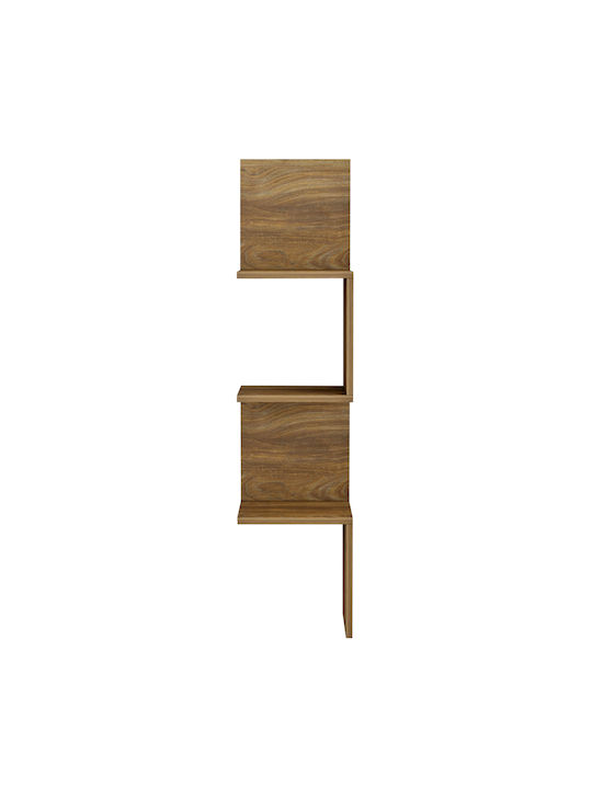 Corner Shelf Wall Illusion Beige 25x25x105.4cm