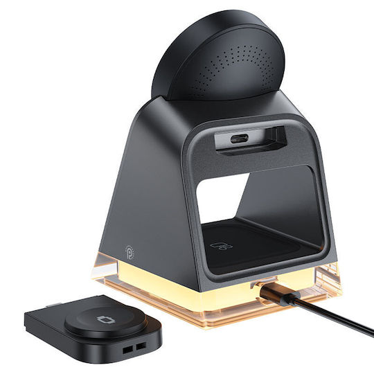 Acefast Încărcător Wireless (Qi Pad) 15W Negruς (E17)